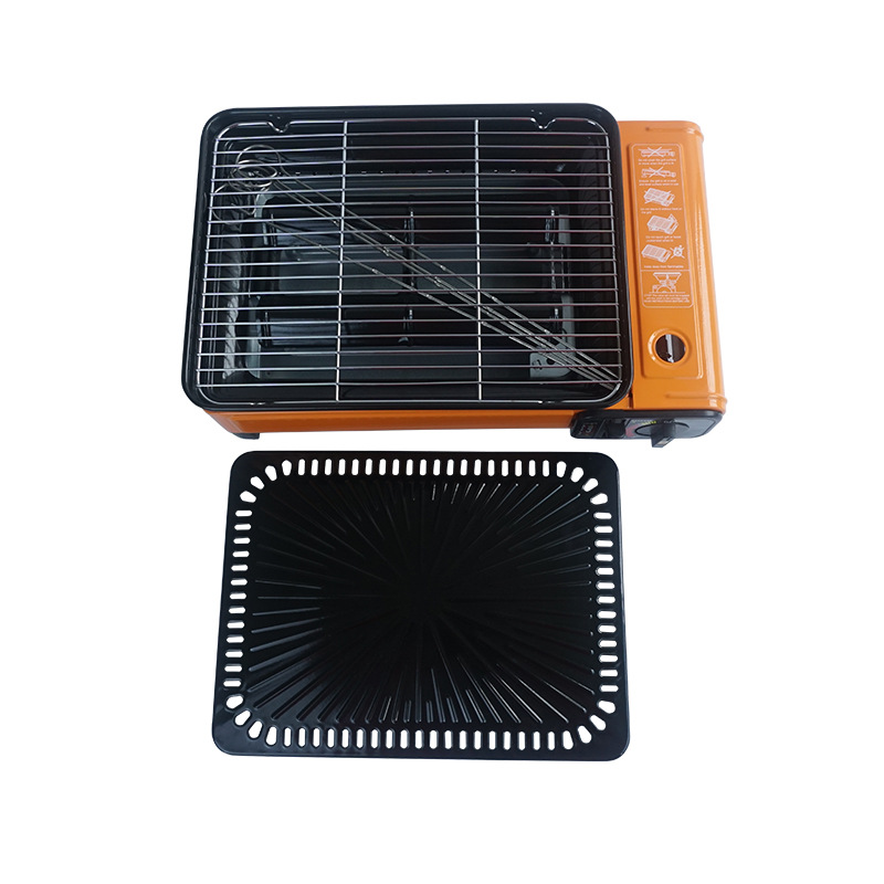 Factory Goods Supply Outdoor Camping Gas Bbq Oven Portable Outdoor Card-Type Gas Barbecue Grill