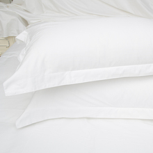 OP57酒店纯棉白色枕套一对装批发宾馆床上用品加厚双人纯白枕