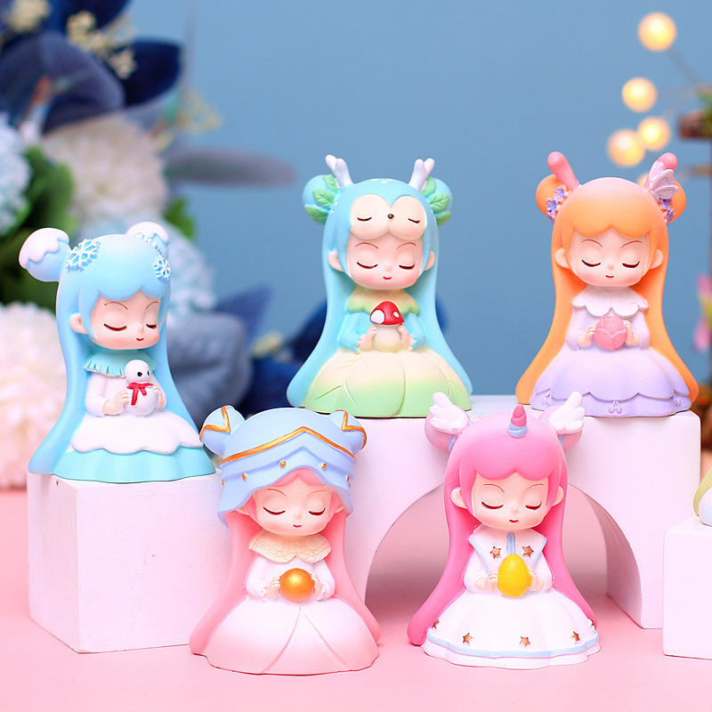 六一儿童节厂家现货盲盒手办玩具摆件可爱少女玩具生日礼物送闺蜜