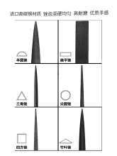 进口瑞士锉刀粗齿细齿金银首饰执模整形锉打磨工具钢锉平锉刀