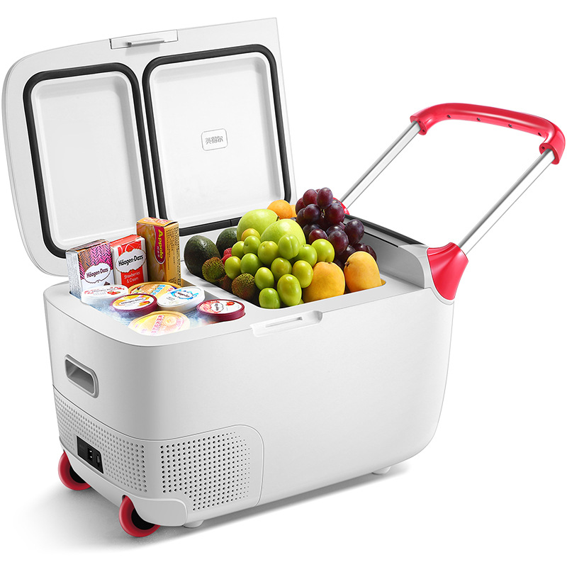 英得尔车载冰箱t28s豪车标配移动设计压缩机制冷12v24v车家两用