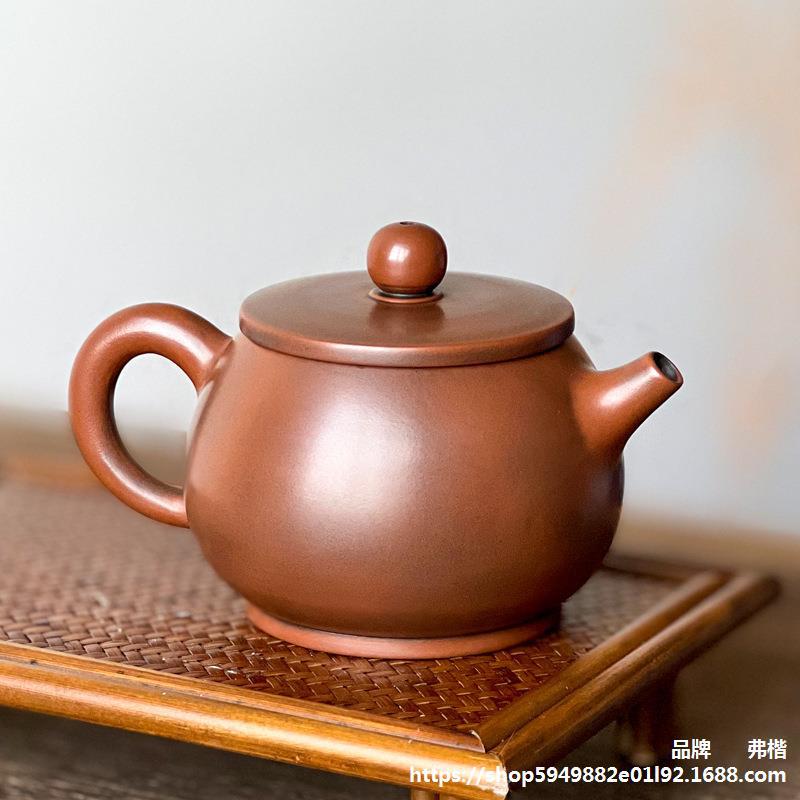 批发周广西钦州坭兴陶茶壶纯手工茶具紫砂壶建水紫陶泡茶套装陶瓷