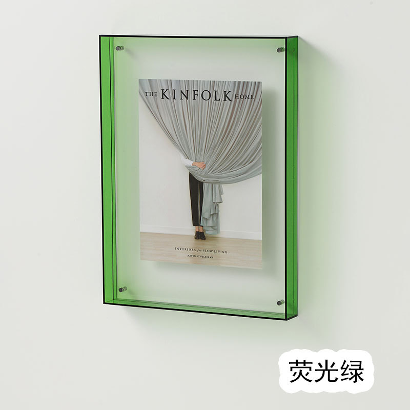 Light Luxury Transparent Acrylic Photo Frame Table Decoration DIY Frame Picture Frame Ins Style Photo Poster Mounting Wall Hanging Wholesale