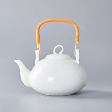 茶壶陶瓷泡茶壶单壶壶大茶壶单个瓷茶壶茶具套装过滤提梁家用水壶
