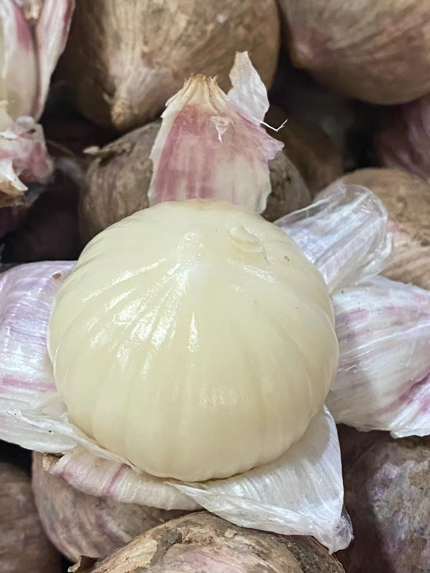 云南紫皮蒜独蒜新鲜大蒜干蒜农家糖醋蒜蔬菜