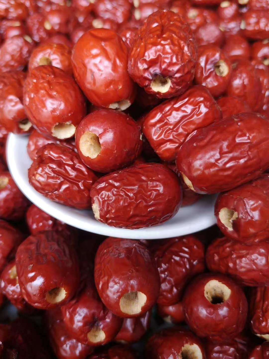 新枣新疆若羌灰枣无籽去核红枣一级免洗即食独立小包装空心软枣子