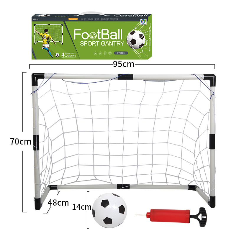 Cross-Border Hot Selling Children's Indoor Outdoor Football Goal Frame Portable Detachable Boys and Girls Football Gantry Toys