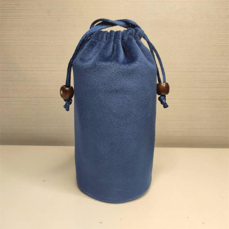 蝈蝈罐保温套有机玻璃蝈蝈筒保护套绒布套加厚款虫具刺绣扎嘴保暖