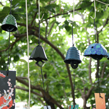 中日式铸铁风铃民宿金属复古和风景区阳台户外庭院露营挂饰铃铛