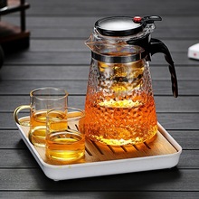 聚千义可拆洗飘逸杯泡茶壶沏茶杯过滤耐热玻璃冲茶器家用茶具套装