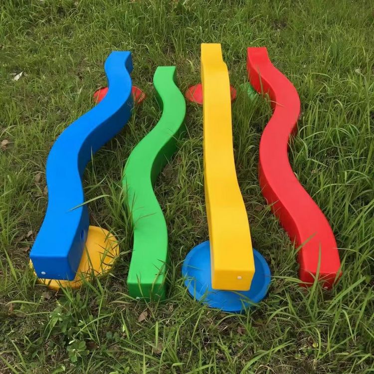 感统训练器材 s型平衡木 平衡台 早教 亲子教具 幼儿园 教学设备