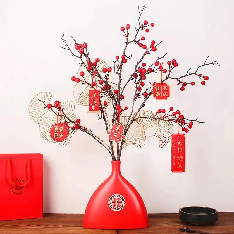 ins versatile vintage plain embryo ceramic vase nordic style living room decoration home decoration dried flower stoneware