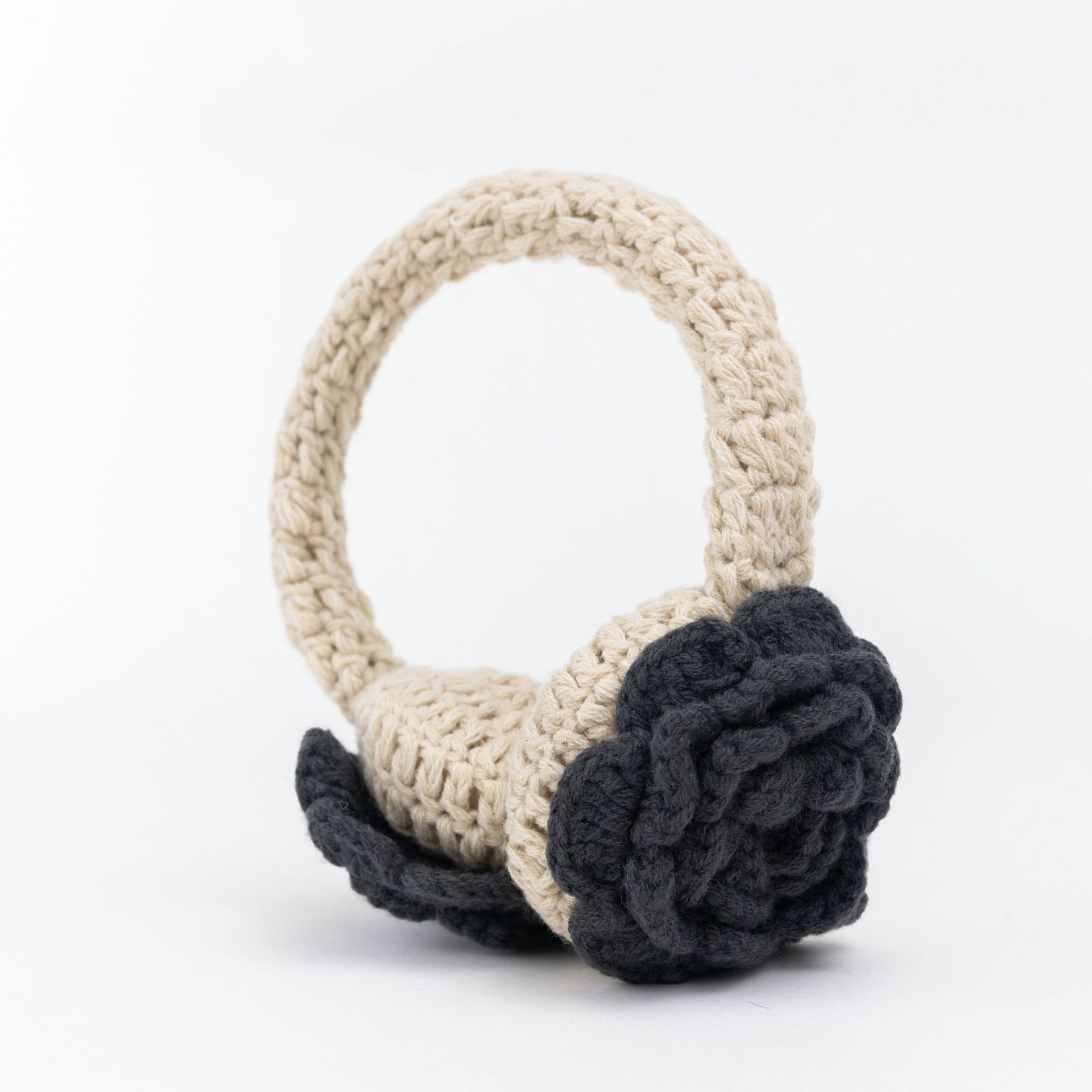 2022年冬季厂家直销新款手工钩花耳罩防寒防风保暖耳暖