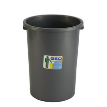 大容量圆形塑料垃圾桶商用厨房家用大号40L收纳桶圆桶纸篓卫