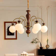 中古风法式复古吊灯卧室客厅主灯新中式美式简约书房餐厅吸顶灯具