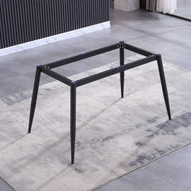 网红桌架铁艺架子桌腿桌脚支架碳素钢长方形桌子支撑架金属餐台脚