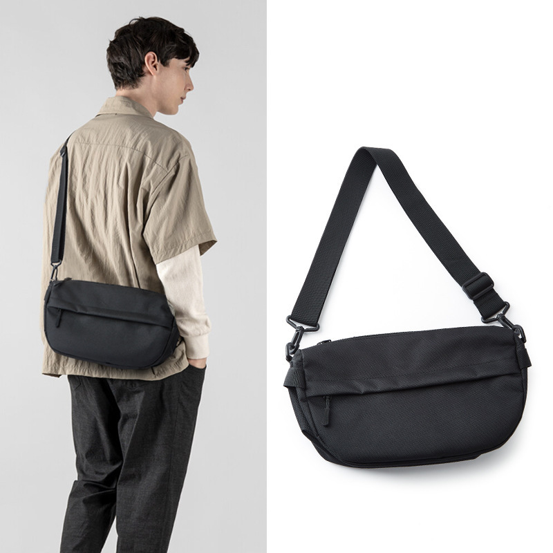 High Quality Messenger Bag Men's Casual Canvas Bag Outdoor Large Capacity Working Style Bag Fashion Sports One-Shoulder Crossbody Bag