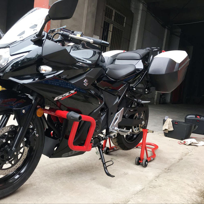 适用于豪爵铃木gsx250r夏德边箱支架 尾箱后备箱支架夏德36改装