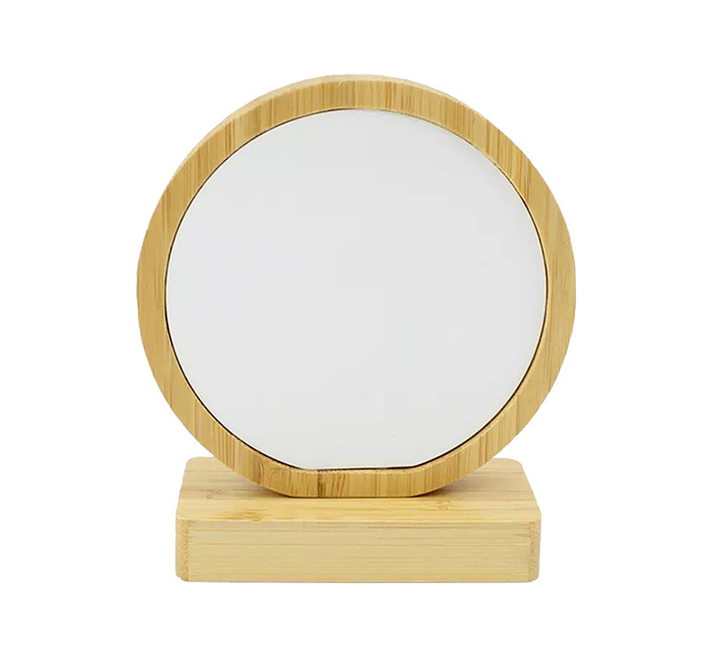 Thermal Transfer Blank Consumables Bamboo Bottom Photo Frame Factory Wholesale Wooden Photo Frame