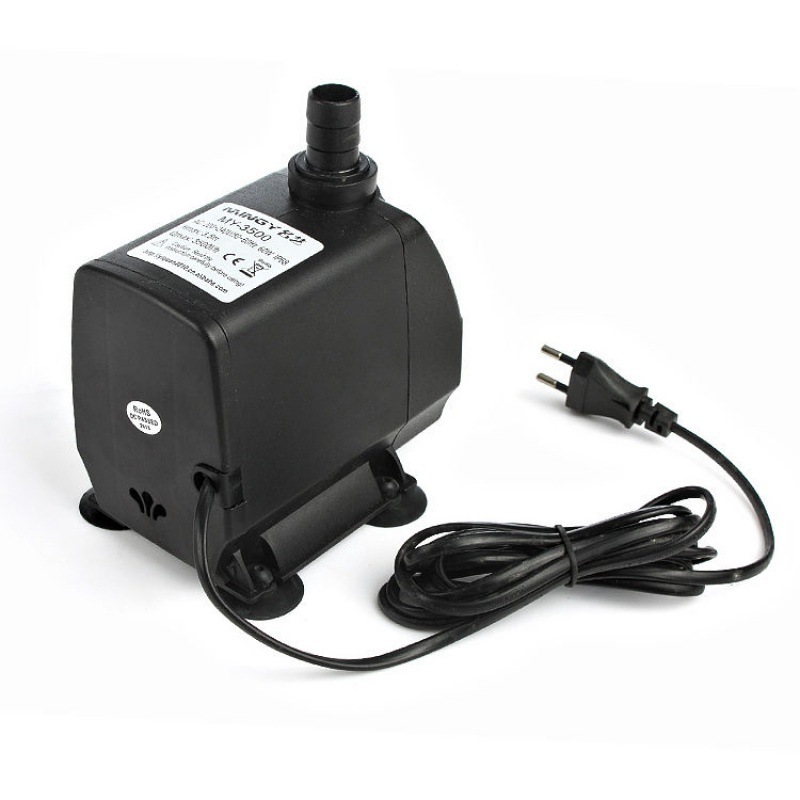 小水泵水泵假山流水喷泉鱼缸风水水车装饰品工艺品摆件抽水机马达