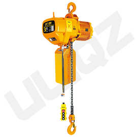 固定式环链电动葫芦380V倒挂链条带跑车起重提升降机鬼头款吊机