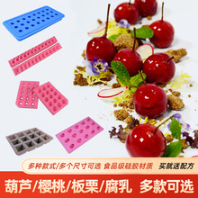 樱桃鹅肝模具分子美食意境菜葫芦球形硅胶创意腐乳板栗福袋磨具