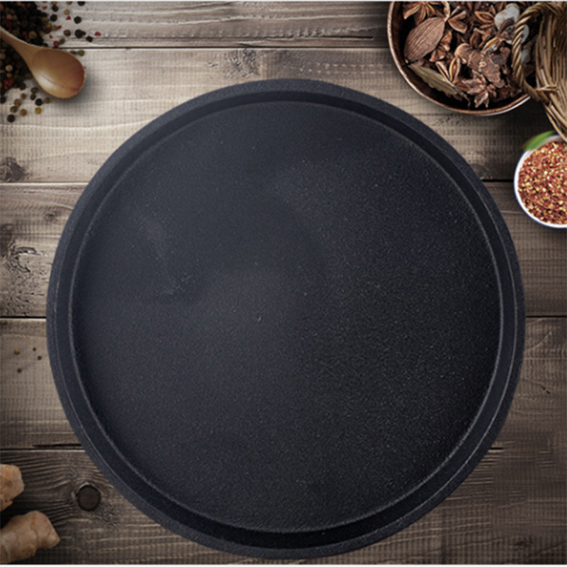 97成交4件相似火山石板烧烤盘岩石牛扒加热西餐石煎盘明火加热不裂