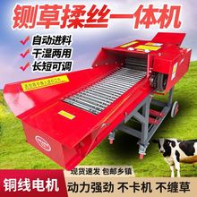 新款铡草揉丝机玉米秸秆粉碎机干湿两用养殖牛羊电动切草机铡草机