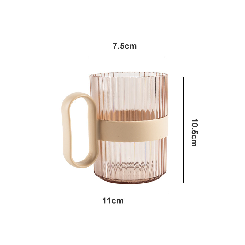 Light Luxury Transparent Gargle Cup Simple Ins Couple Cups Student Tooth Mug Dormitory Wash Cup Wholesale 0415