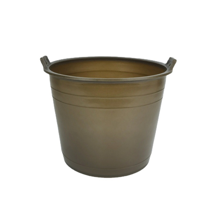 . Large Beef Tendon Bucket Thickened Mortar Bucket for Construction Site round Plastic Bucket Cement Bucket Ash Bucket Agricultural Water Picking