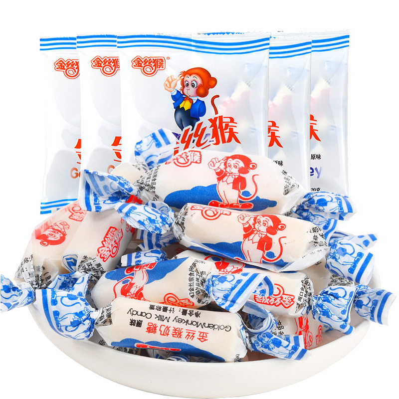 金丝猴奶糖婚庆喜糖零食儿童糖果软糖休闲零食网红食品批发