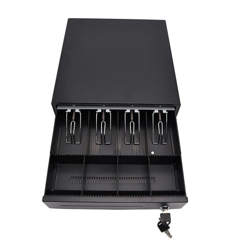 钱箱收银箱收钱盒子商用超市收款箱收钱柜可独立用抽屉式带锁