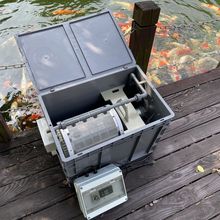 转鼓微滤机自动反冲洗高密度养殖鱼池过滤器鱼便分离循环微滤器畜