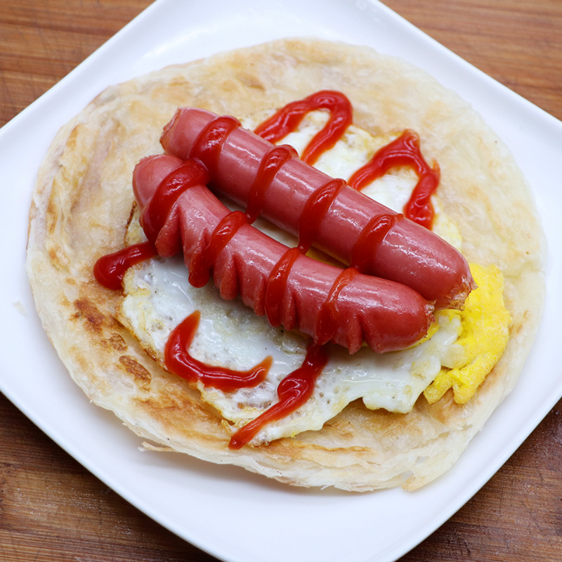 香大王原味热狗台湾风味烧烤油炸热狗肉肠商用手抓饼烤肠2.5kg/包