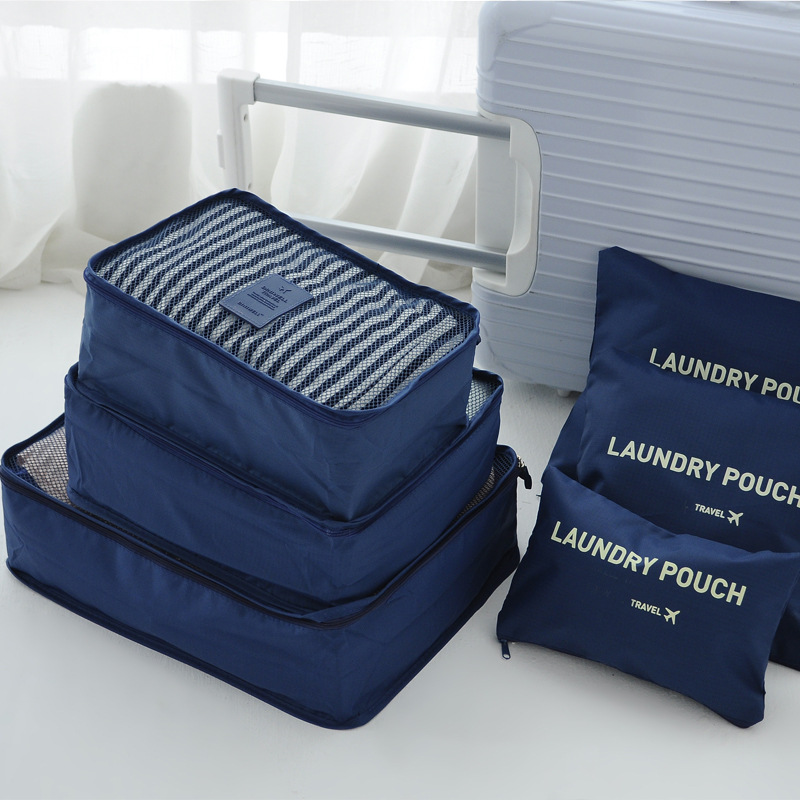 Travel Furniture Storage Six-Piece Luggage Organizing Bag Clothing Storage Packing Set Clothing Storage