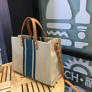 帆布包女 上班族女生职业手提包时尚ol风大容量商务通勤包女包包