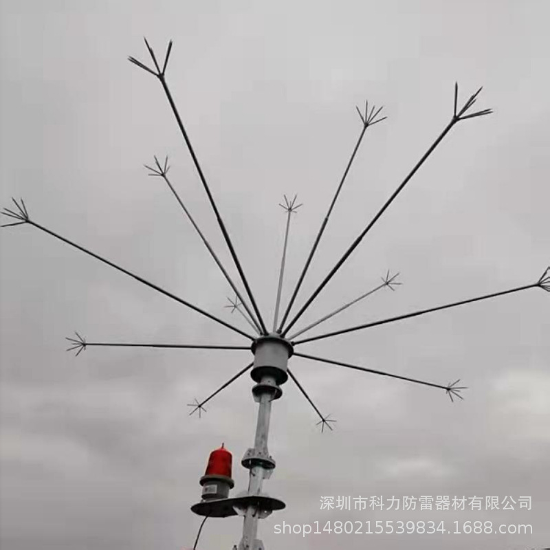 拒雷器驱雷器 多针消雷器 无源等离子拒雷装置避雷针接闪器-阿里巴巴