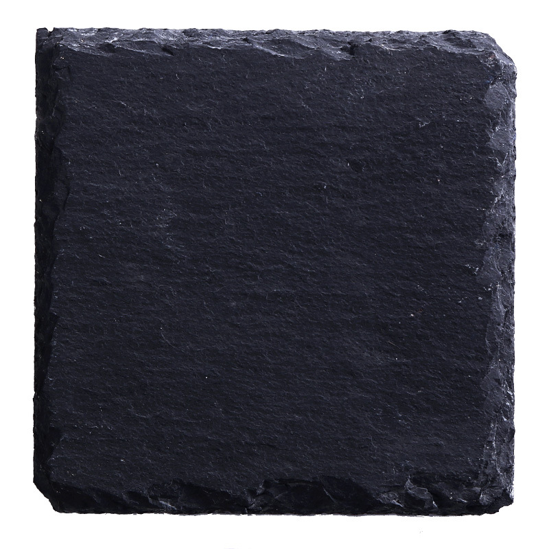 石板板岩托盘岩石餐盘天然黑色创意日式寿司盘岩石板牛排石盘餐具