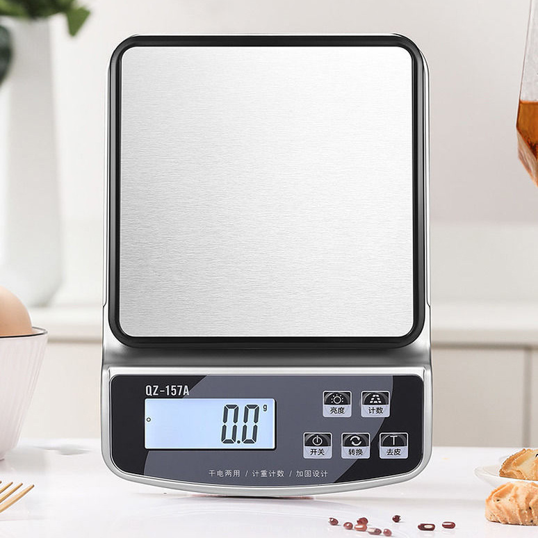 厨房电子秤防水电子厨房秤烘焙迷你电子称充电食物厨房称小型克称