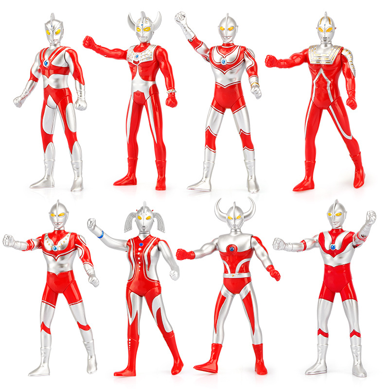 Brand Authorization 6-Inch Jinjiang Tyro Ultraman Toy Superman Zofei Jack Saiwen First Generation Doll Model
