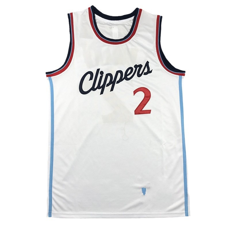 刺绣篮球衣球服24赛季快船队跨境批发2#leonard 13# george 1