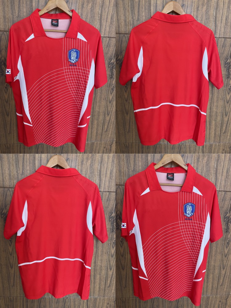 复古韩国队主场球衣复古纪念款经典版足球服现货厂家直销一件代发