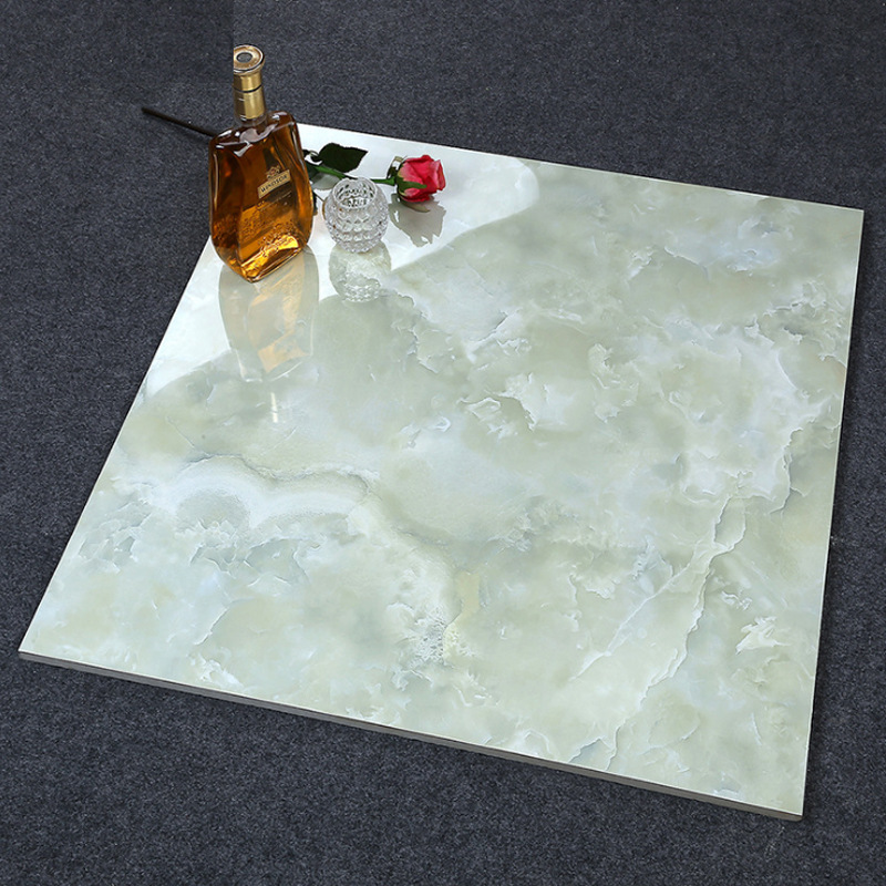 全抛釉佛山地砖天山玉石600客厅瓷砖800x800青玉地板砖卧室田园