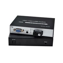 VGA音视频光端机 VGA高清信号转光纤收发器转换器 延长20KM
