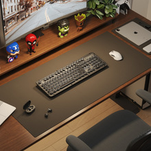 皮革电脑桌垫超大鼠标垫老板办公室桌面垫学习写字台桌布书桌净细