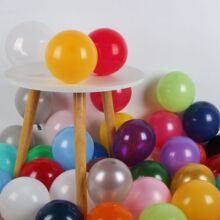5寸亚光气球批发婚礼场景布置访美圆形小气球生日派对用品装饰