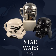 严选星球大战Star Wars Rebels mug黑武士白兵星战 曼达洛人水杯