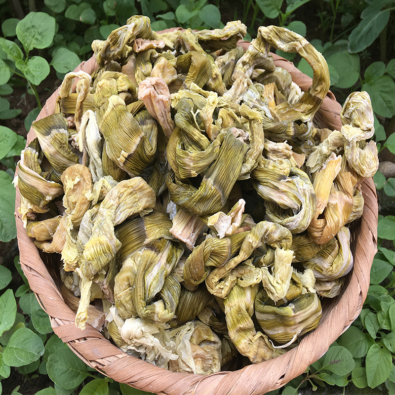 新品安吉野生石笋干500g干货笋干笋尖野生农家去笋衣小竹笋干包邮