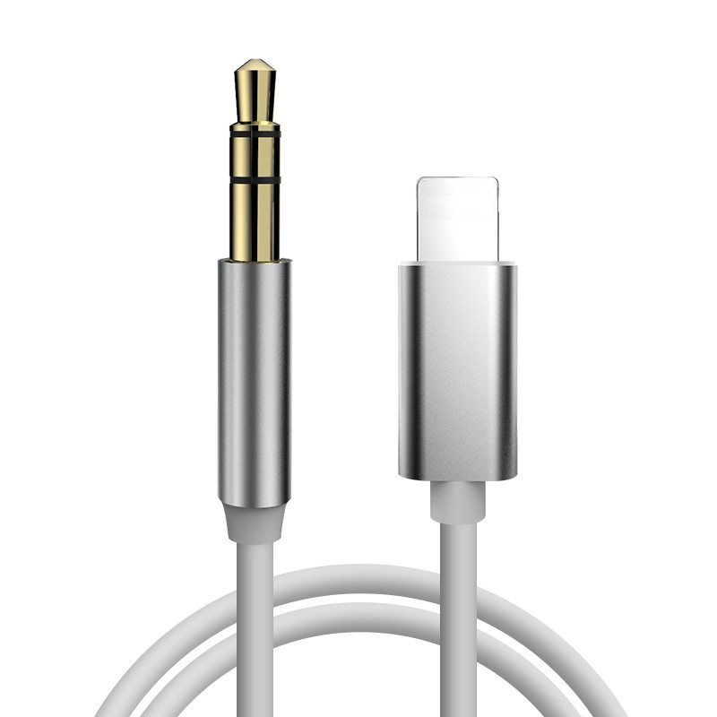 Applicable to Apple iPhone Audio Cable 3.5mm Adapter Cable Aux Wire Car Audio Speaker Cable Wholesale