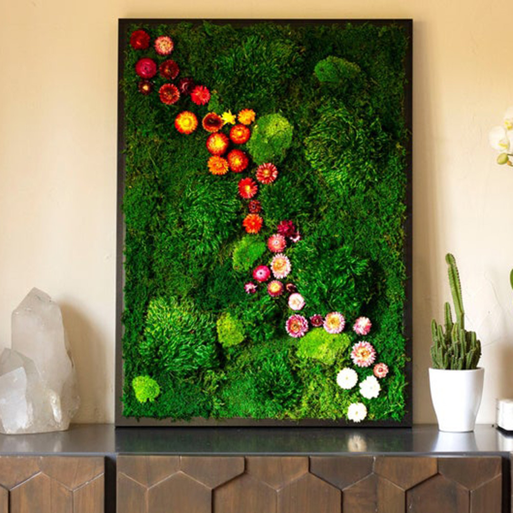 仿真绿植立体植物相框装饰品家居装饰苔藓草坪装饰仿真植物阳